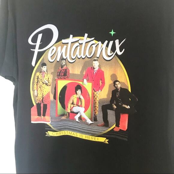 PENTATONIX Christmas Is Here 2018 Tour Unisex Tee Shirt, M - Picture 5 of 8
